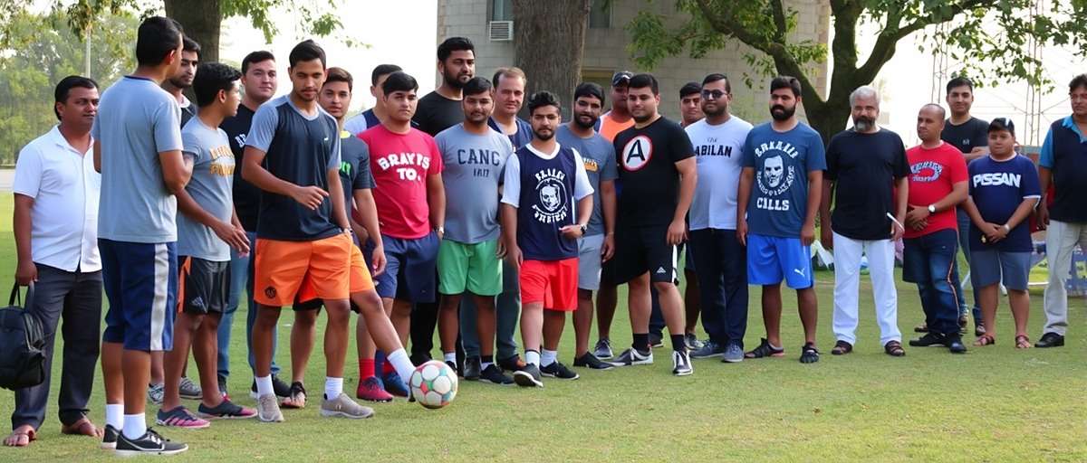 Goa Football Gladiator player community event in Mumbai with diverse players