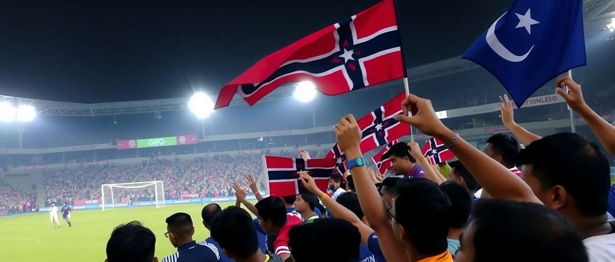 Goa Football Gladiator regional match showing Kolkata derby with passionate fans